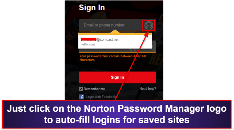 norton password manager