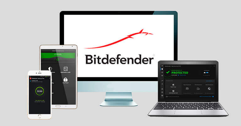 🥈2. Bitdefender 免费 Windows 杀毒软件：轻量快速，具备高级恶意软件和网页防护功能