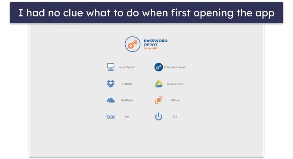 Password Depot Ease of Use &amp; Setup — Not a User-Friendly Experience