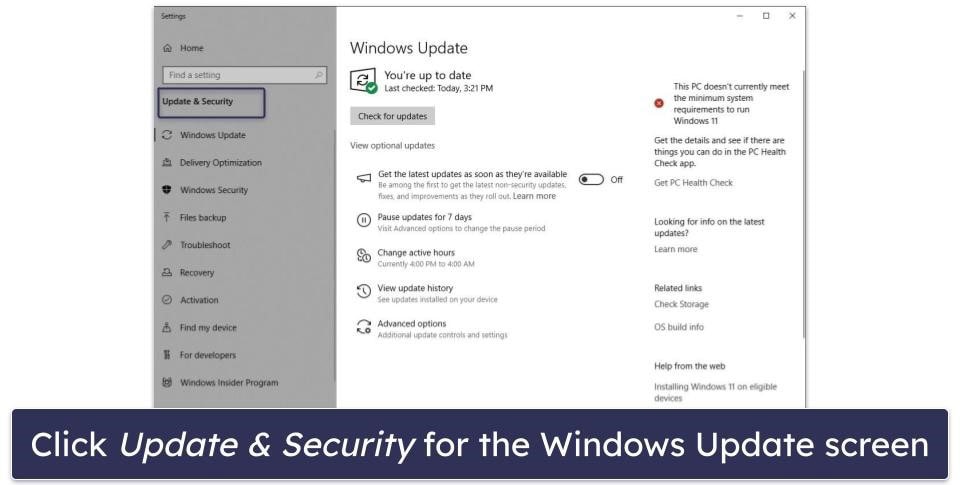 How to Update Windows 10