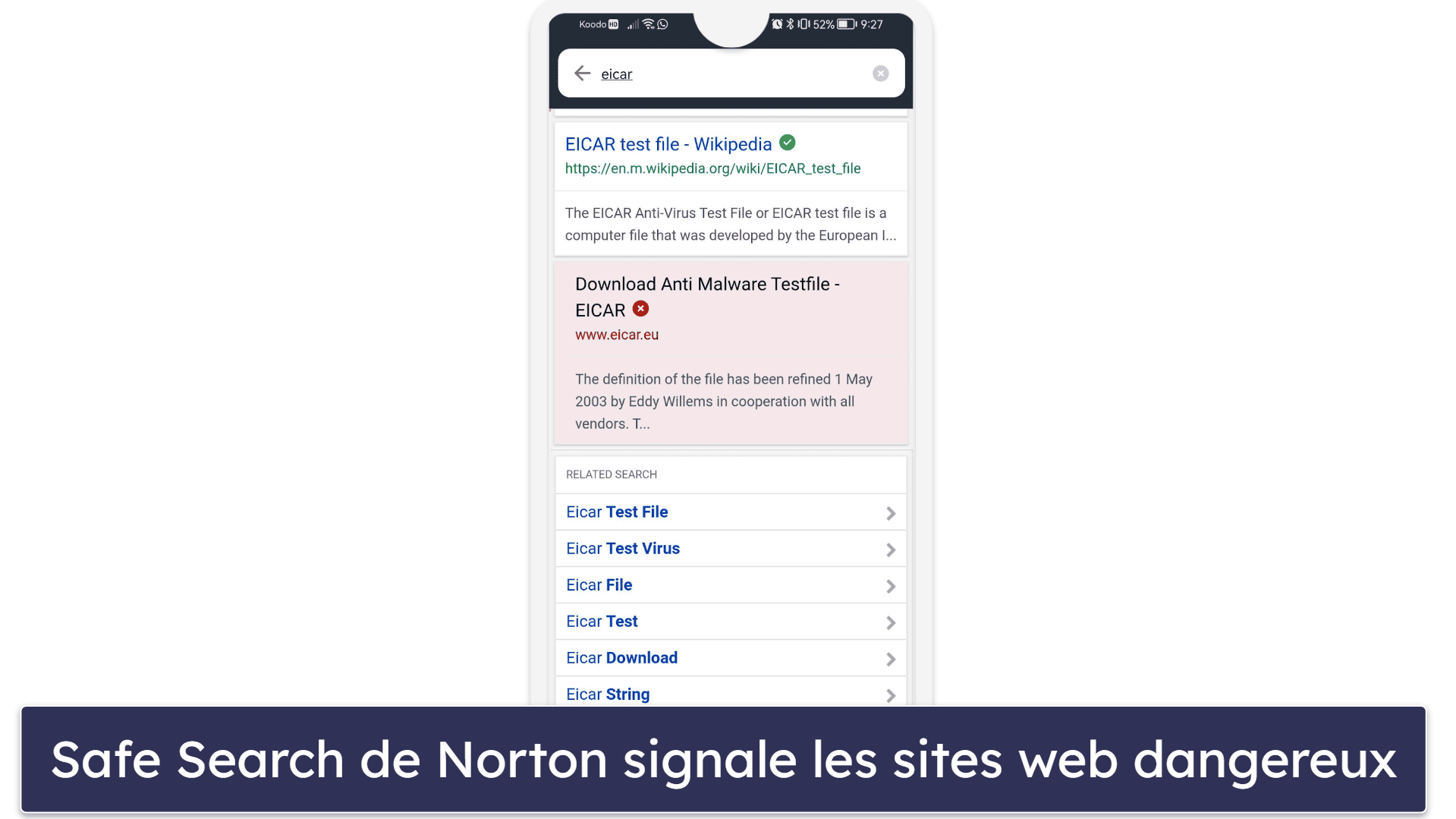 🥇1. Norton — Protections de cybersécurité avancées pour Android