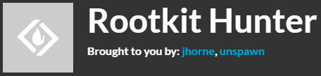 4. Rootkit Hunter — 最佳命令行Rootkit扫描程序