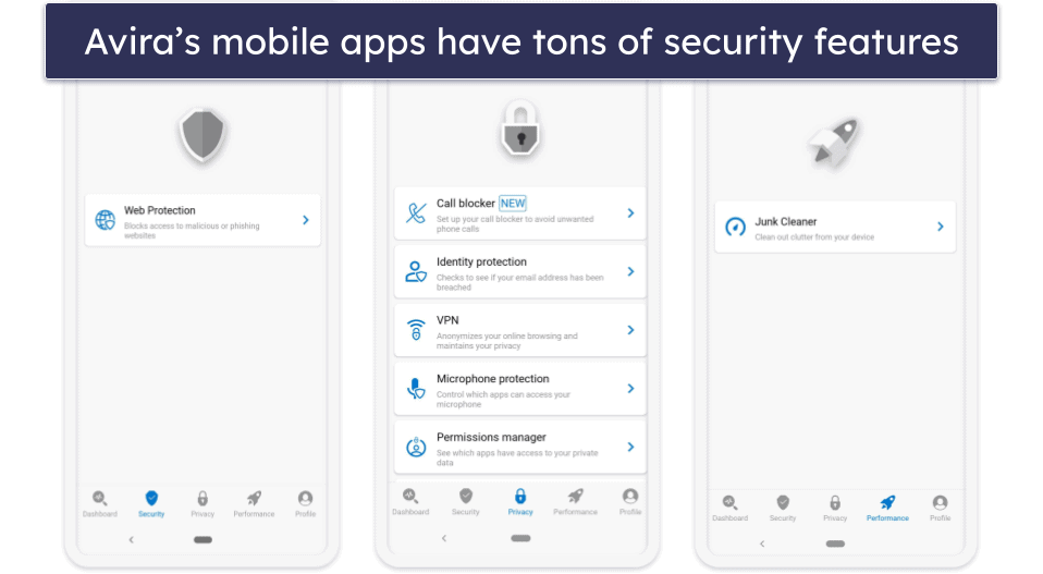 Avira Mobile App — Feature-Rich Mobile Apps (+ Unique Siri Protection for iOS)