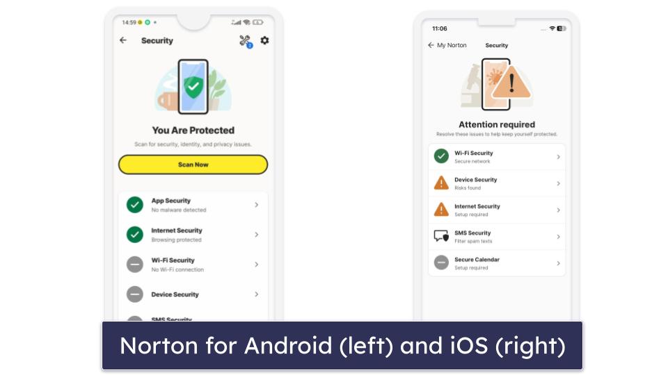 Norton 360 Mobile App — Easily Among the Best Mobile Antiviruses in 2024