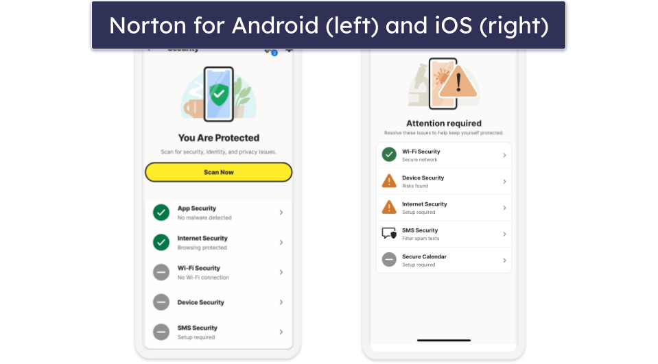 Norton 360 Mobile App — Easily Among the Best Mobile Antiviruses in 2024