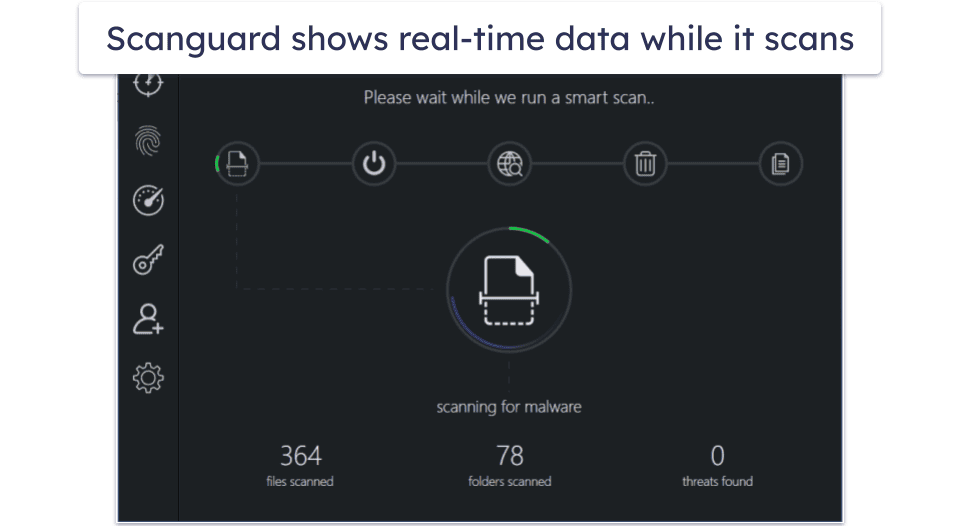 Scanguard Security Features — Perfect Malware Detection, Decent Web Protection &amp; More