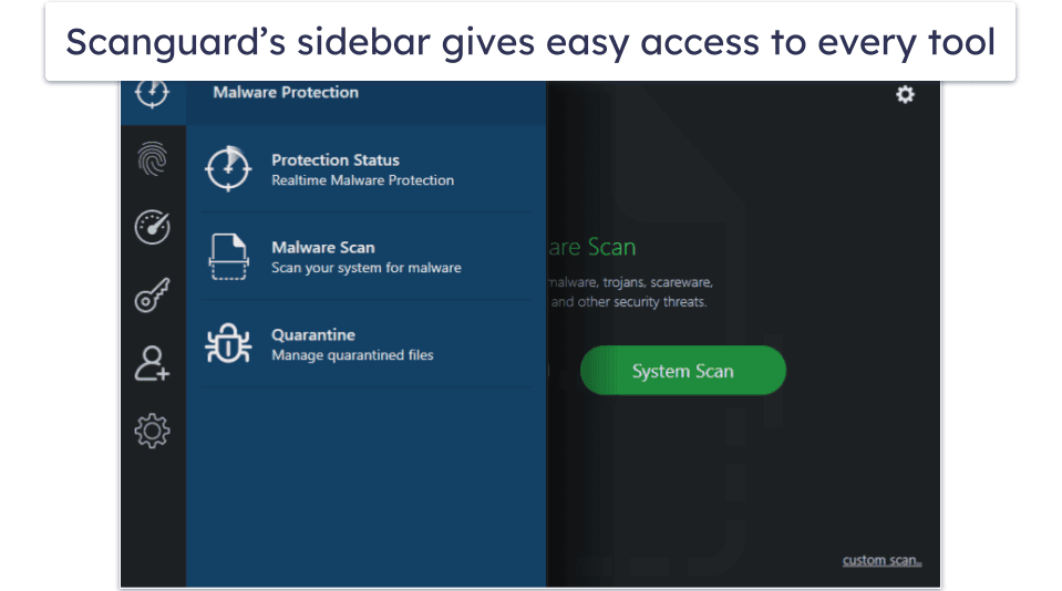 Scanguard Ease of Use &amp; Setup — Easy-to-Use Desktop Apps (Very Similar to TotalAV)