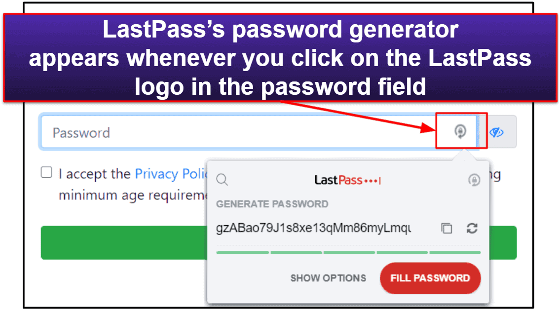 lastpass password