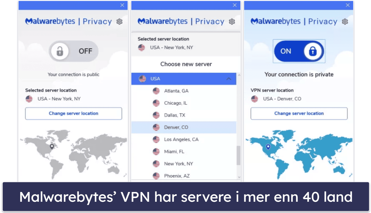 6. Malwarebytes — Minimalistisk antivirus med en rask VPN
