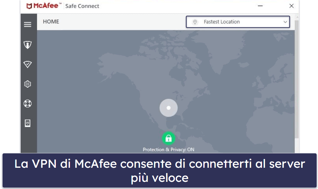 🥉3. McAfee — Protezione web eccellente + ottima VPN per principianti