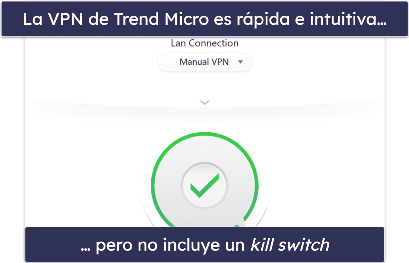10. Trend Micro: Es un buen antivirus para streaming y alcanza una velocidad alta