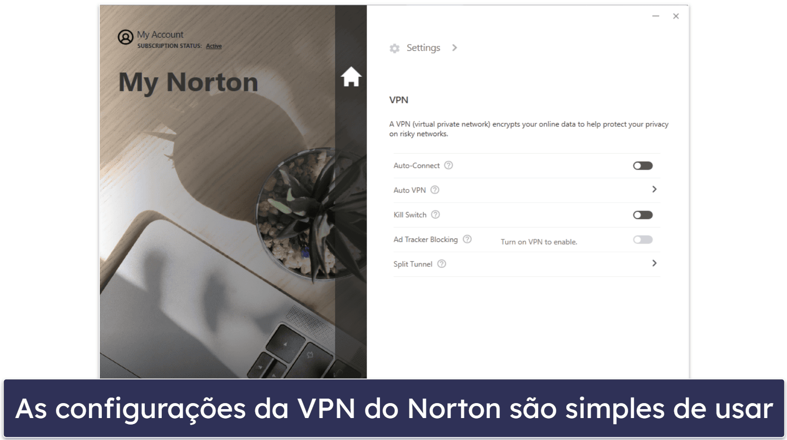 🥈2. Norton — melhor proteção antivírus com VPN rica em recursos