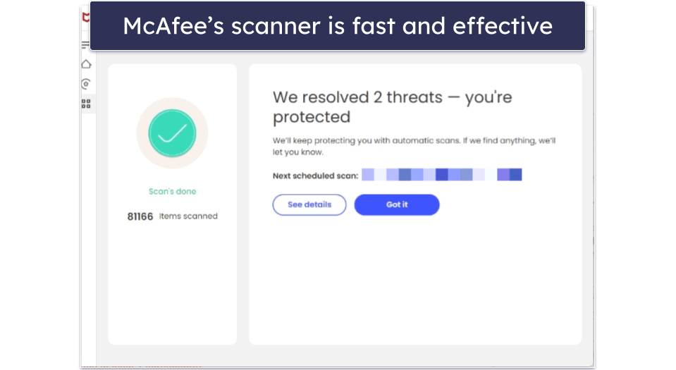 McAfee Security Features — Perfect Malware Detection, Excellent Web Protection &amp; More