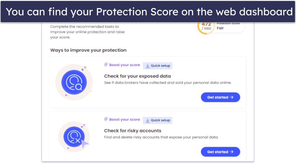 McAfee Ease of Use &amp; Setup — Simple + Easy-to-Navigate Dashboard