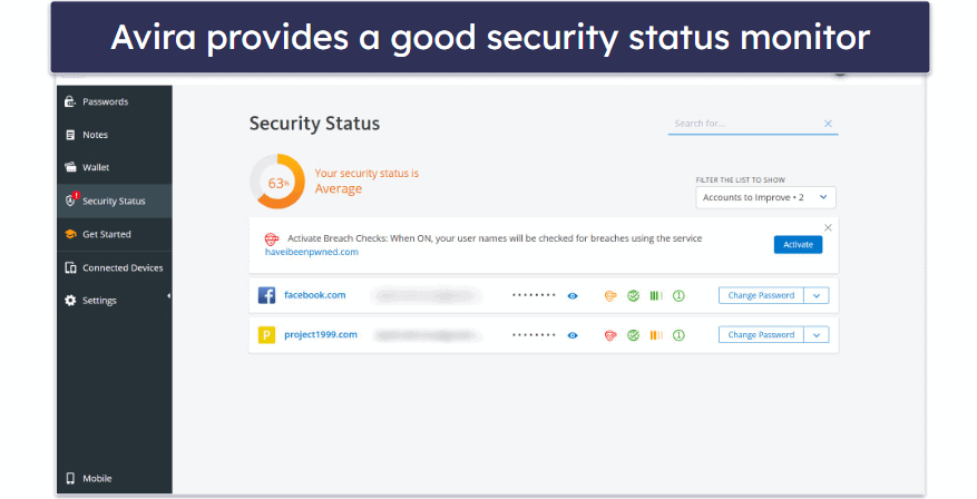 4. Avira Prime — Best for Password &amp; Online Account Security Monitoring