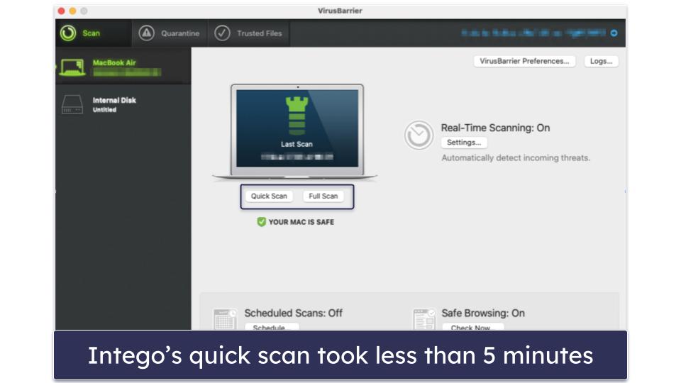 5. Intego — Best Virus Removal Software for Mac Users