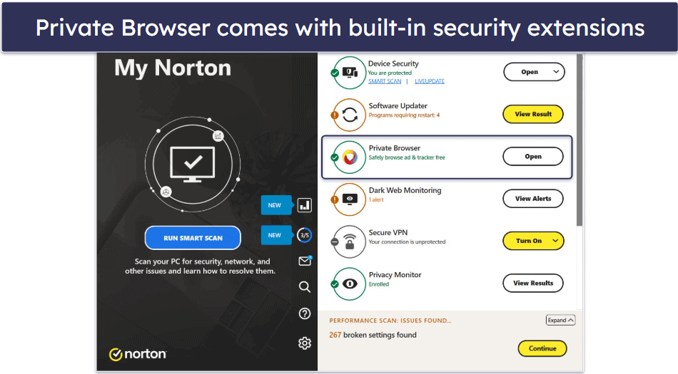 🥇1. Norton 360 — Best Antivirus With Keylogger Protection in 2025