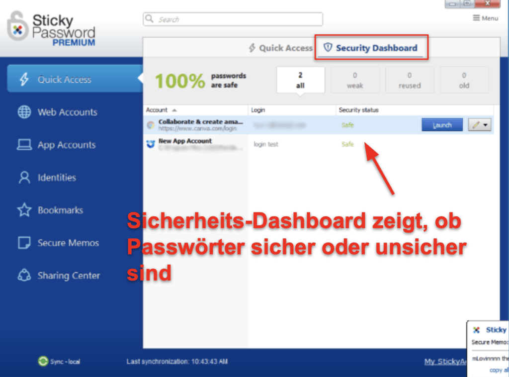 sticky password premium test