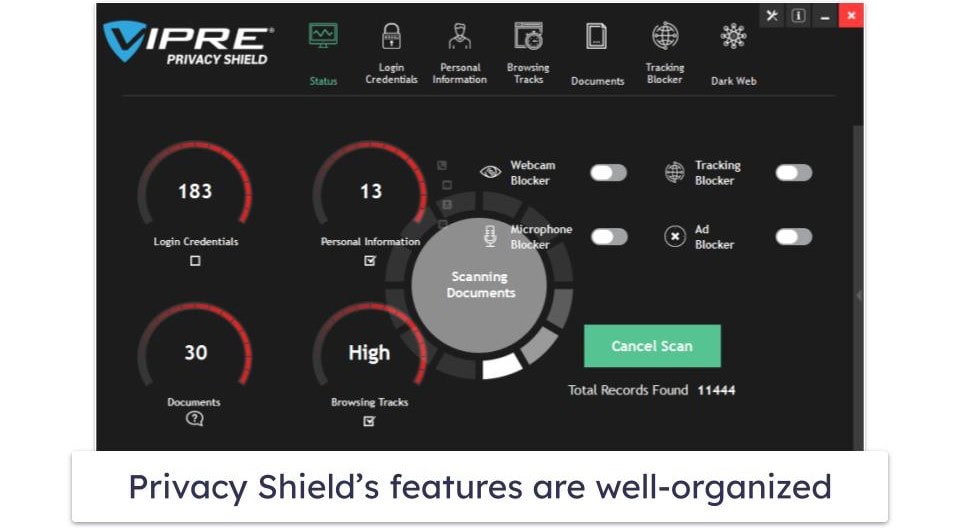 VIPRE Ease of Use &amp; Setup — Easy to Navigate &amp; Use (But You Have to Install Multiple Apps)