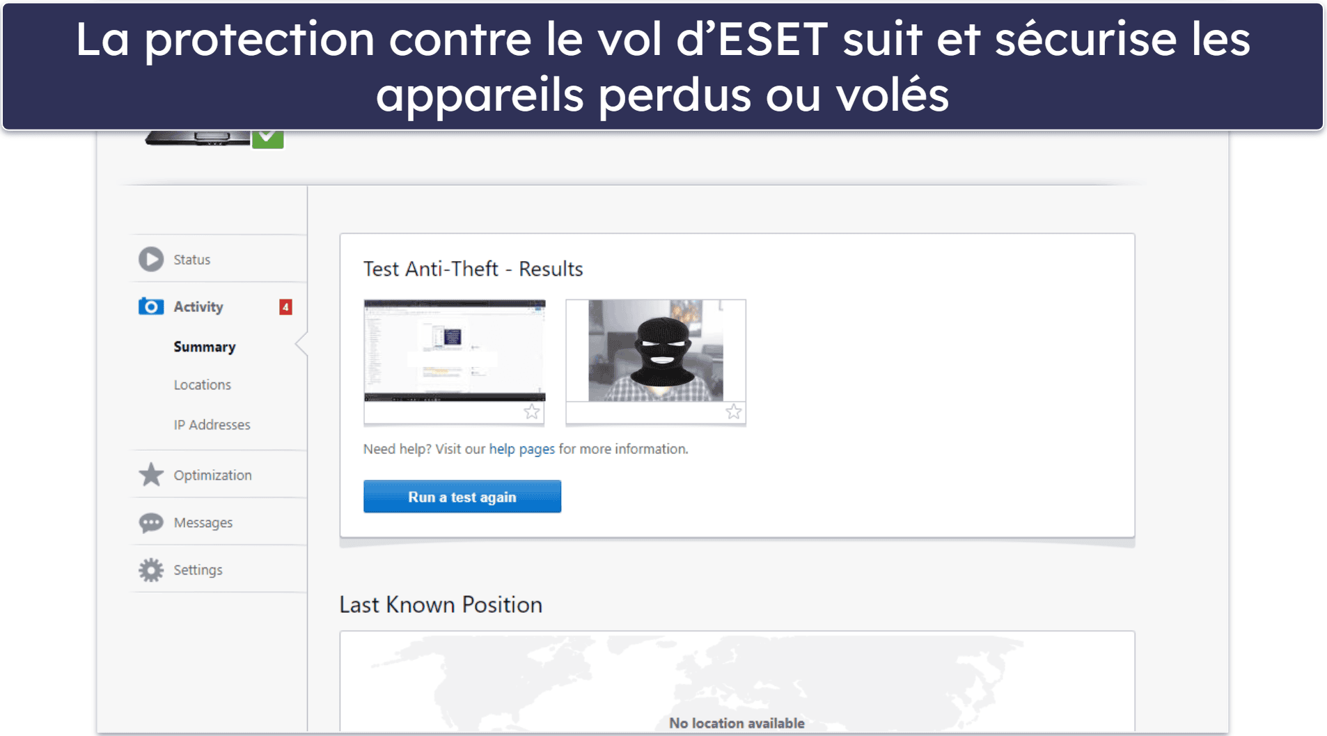 10. ESET : des outils avancés de détection des programmes malveillants et de protection contre le vol