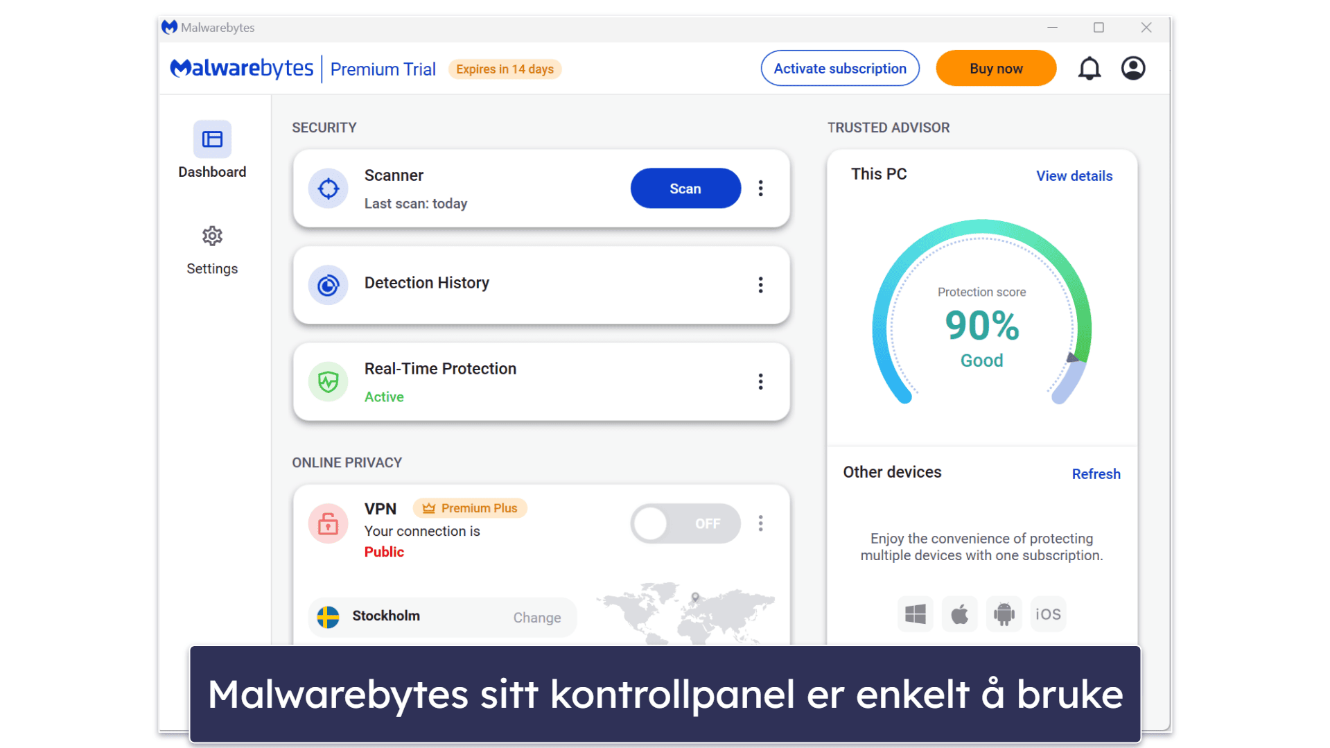 7. Malwarebytes – bra antimalware-beskyttelse for brukere med lavt budsjett