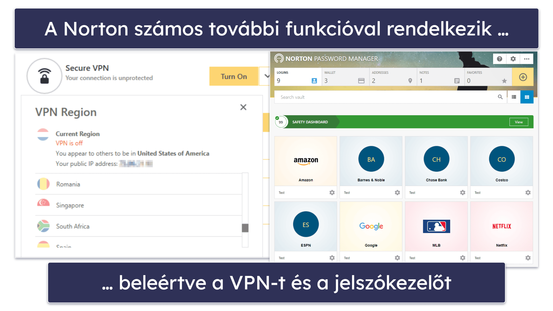 🥇1. Norton 360 — 2024 legjobb alternatívája a vírusirtásra a Microsoft Windows Defender helyett