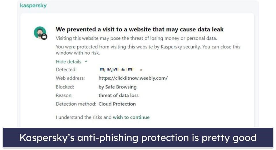 7. Kaspersky — Good Adware Protection &amp; Online Shopping Security