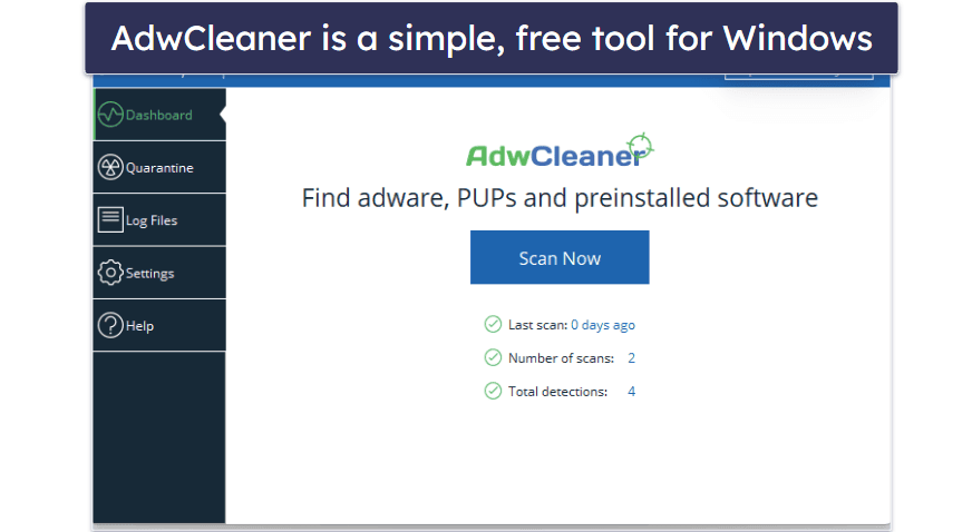 10. Malwarebytes AdwCleaner — Easy-to-Use Adware Removal Tool