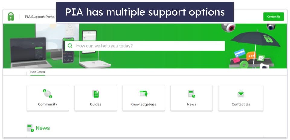 Private Internet Access Customer Support — Offers Live Chat &amp; Email Support + Guides
