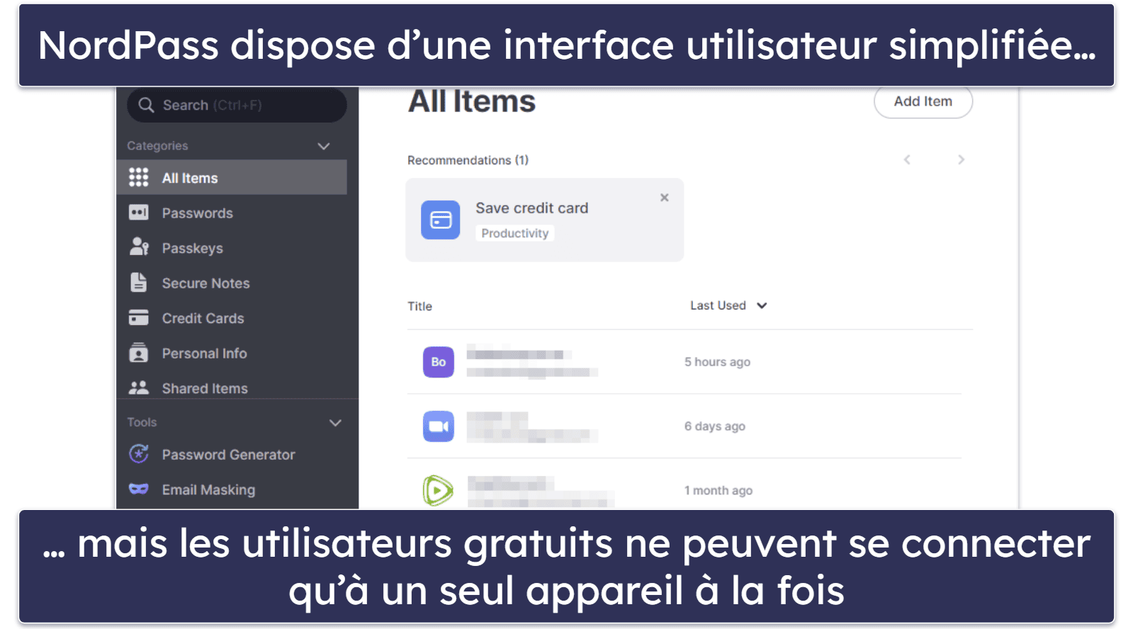 4. NordPass — Interface très intuitive + synchronisation multi-appareils