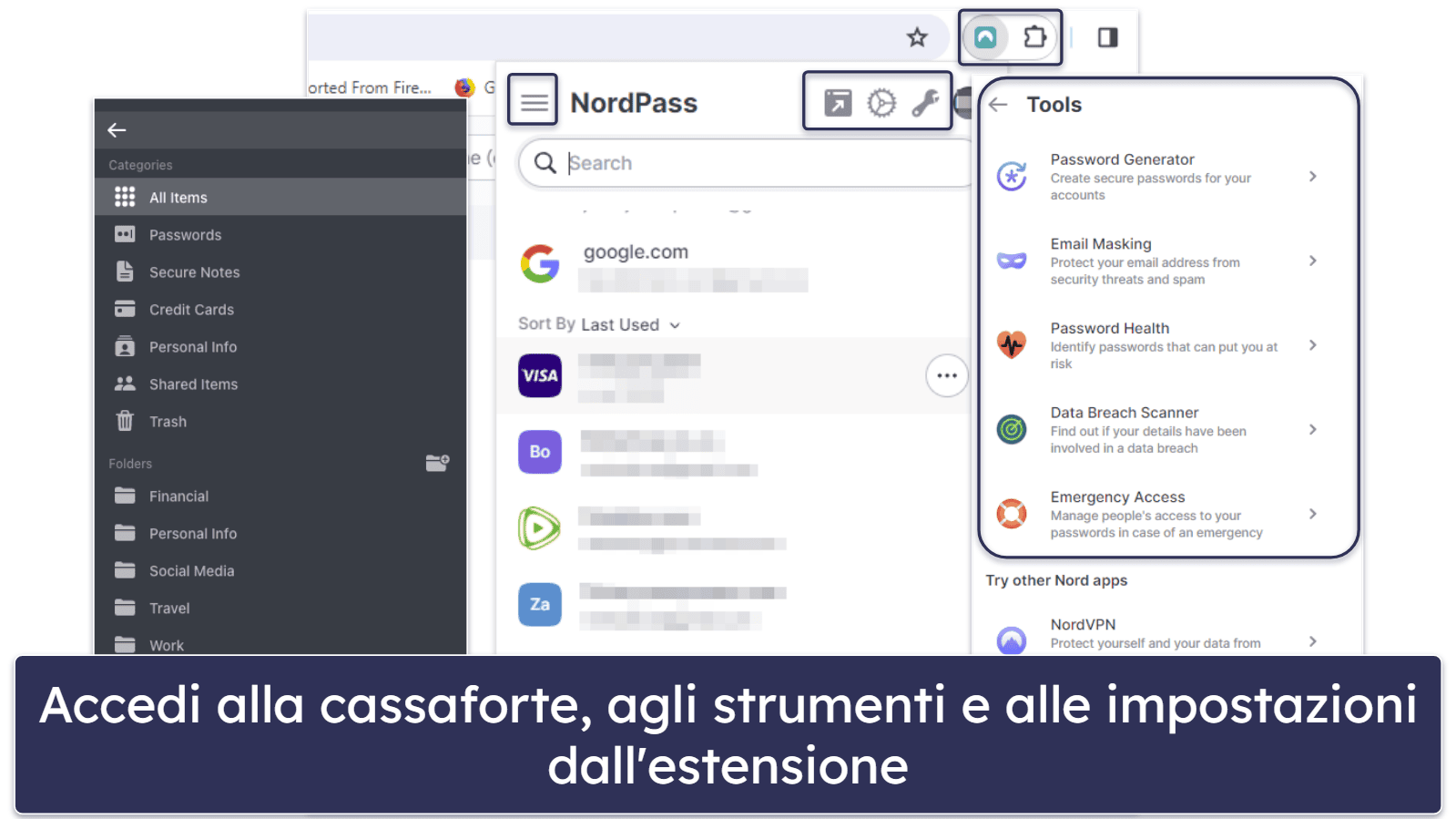 4. NordPass – Interfaccia molto intuitiva e sincronizzazione multidispositivo