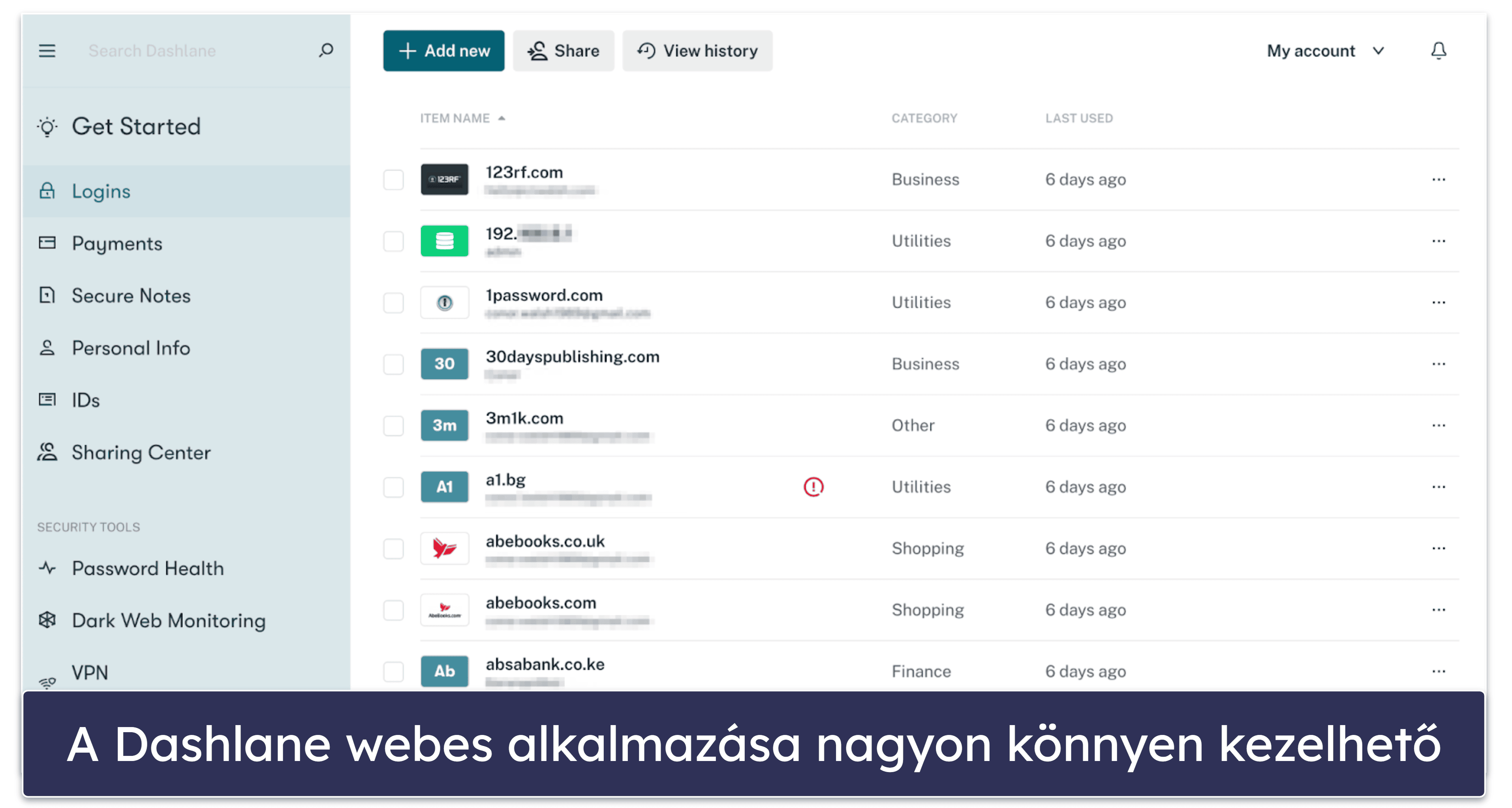 🥇1. Dashlane — Összességében a legjobb ingyenes jelszókezelő (2024)