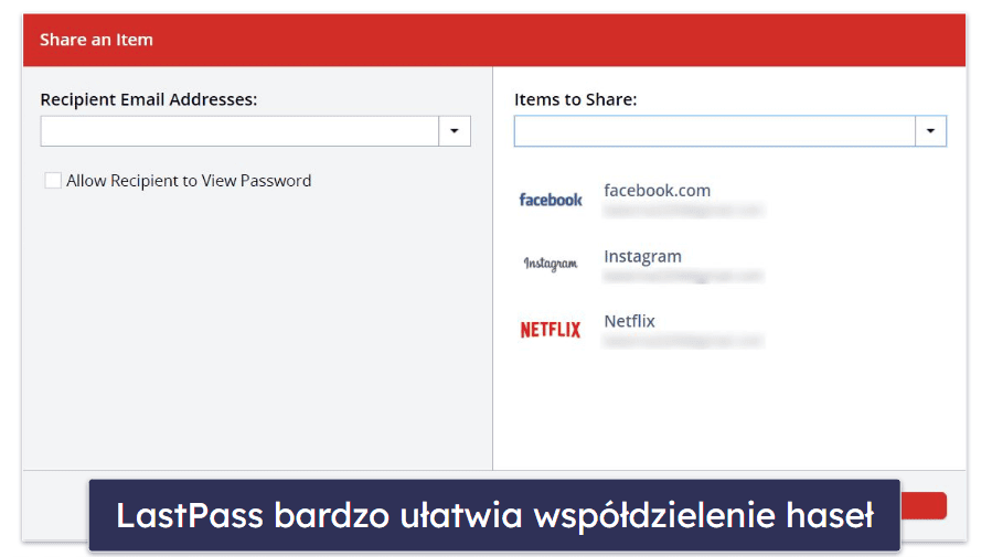 8. LastPass — Nieograniczona liczba haseł na komputerze lub urządzeniu mobilnym