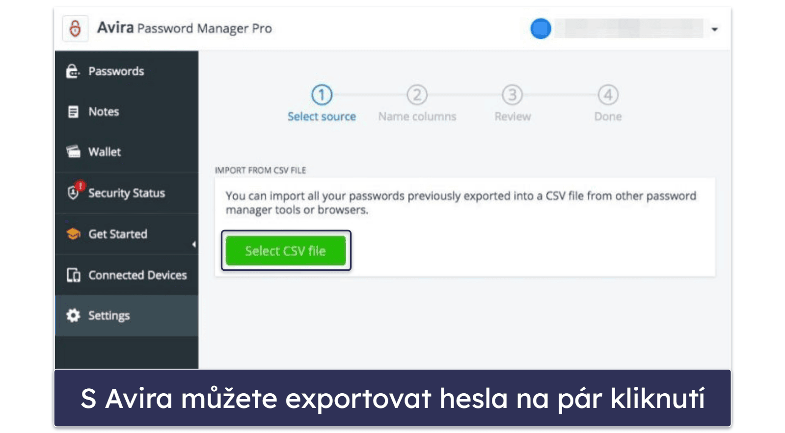 9. Avira Password Manager Free – Neomezený prostor pro hesla na jakémkoliv počtu zařízení