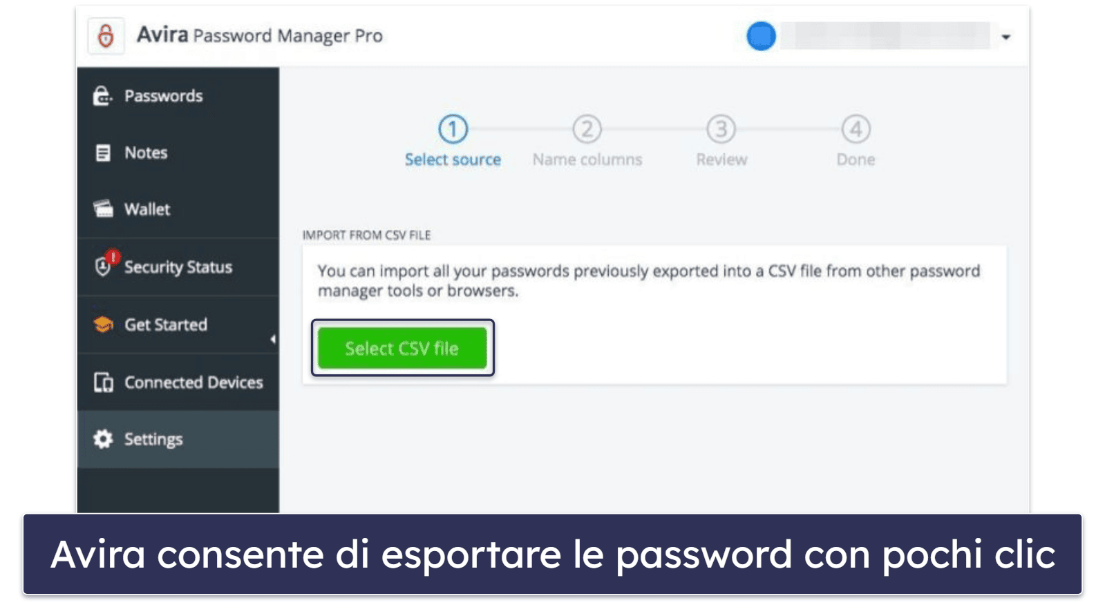 9. Avira Password Manager Gratuito – Memorizzazione illimitata di password su un numero illimitato di dispositivi