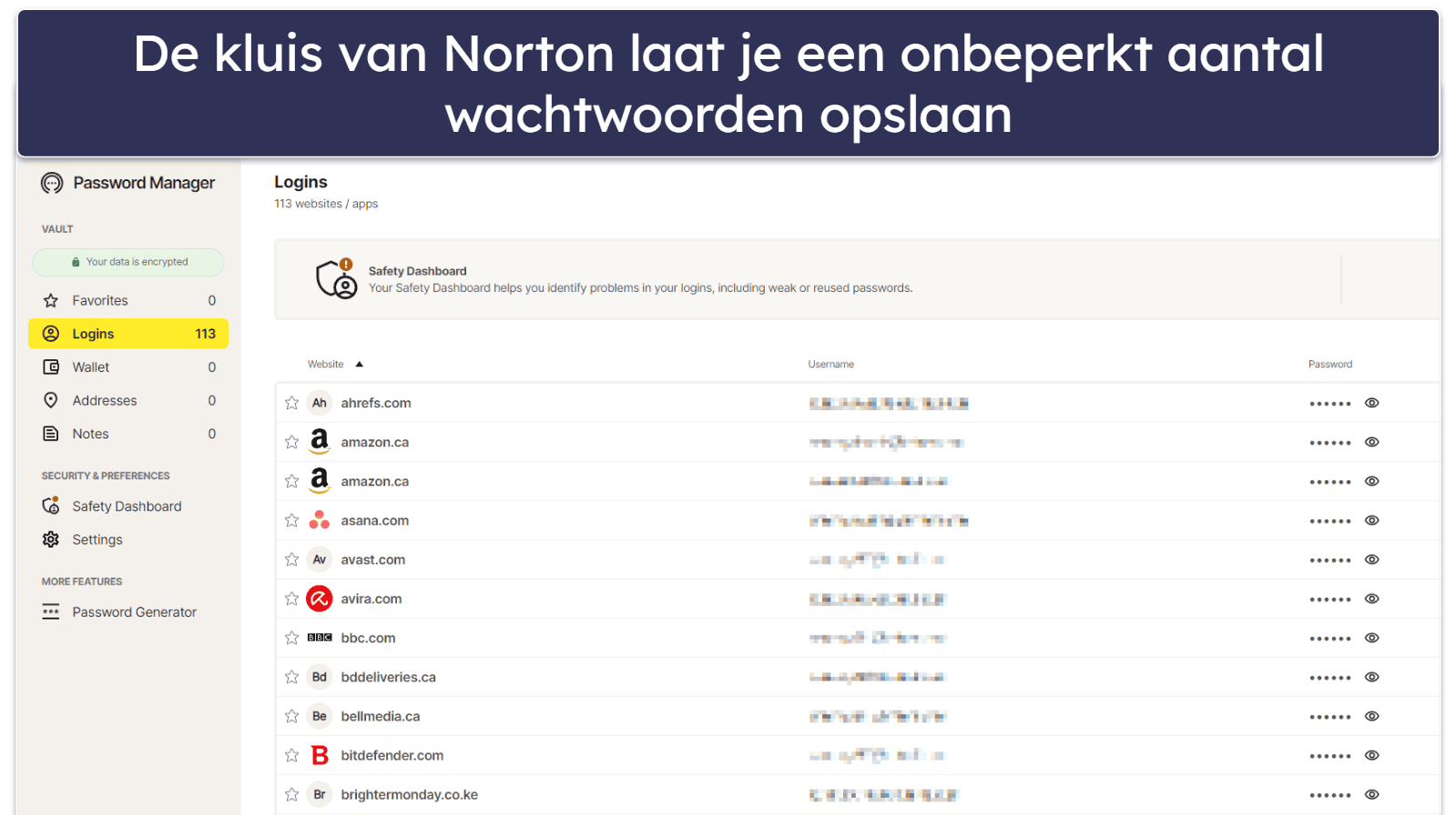 7. Norton Password Manager – Goede wachtwoordmanager met uitstekende antivirus abonnementen