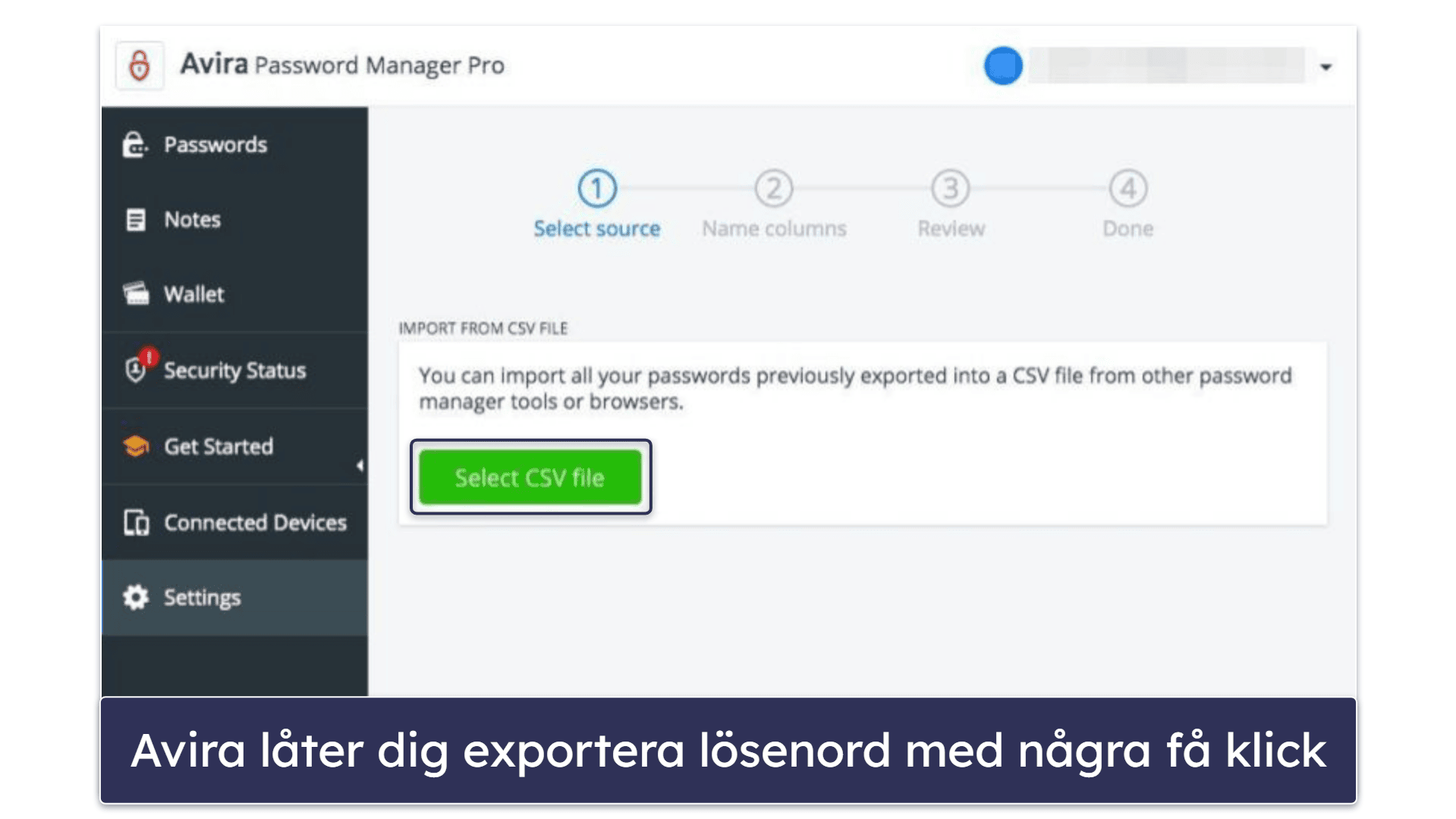 9.Avira Password Manager Free — Obegränsad lösenordslagring över ett obegränsat antal enheter