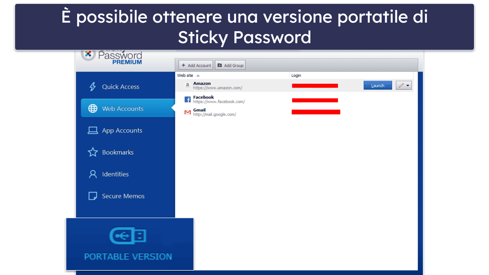 10. Sticky Password – Alta compatibilità con i browser e versione USB portatile