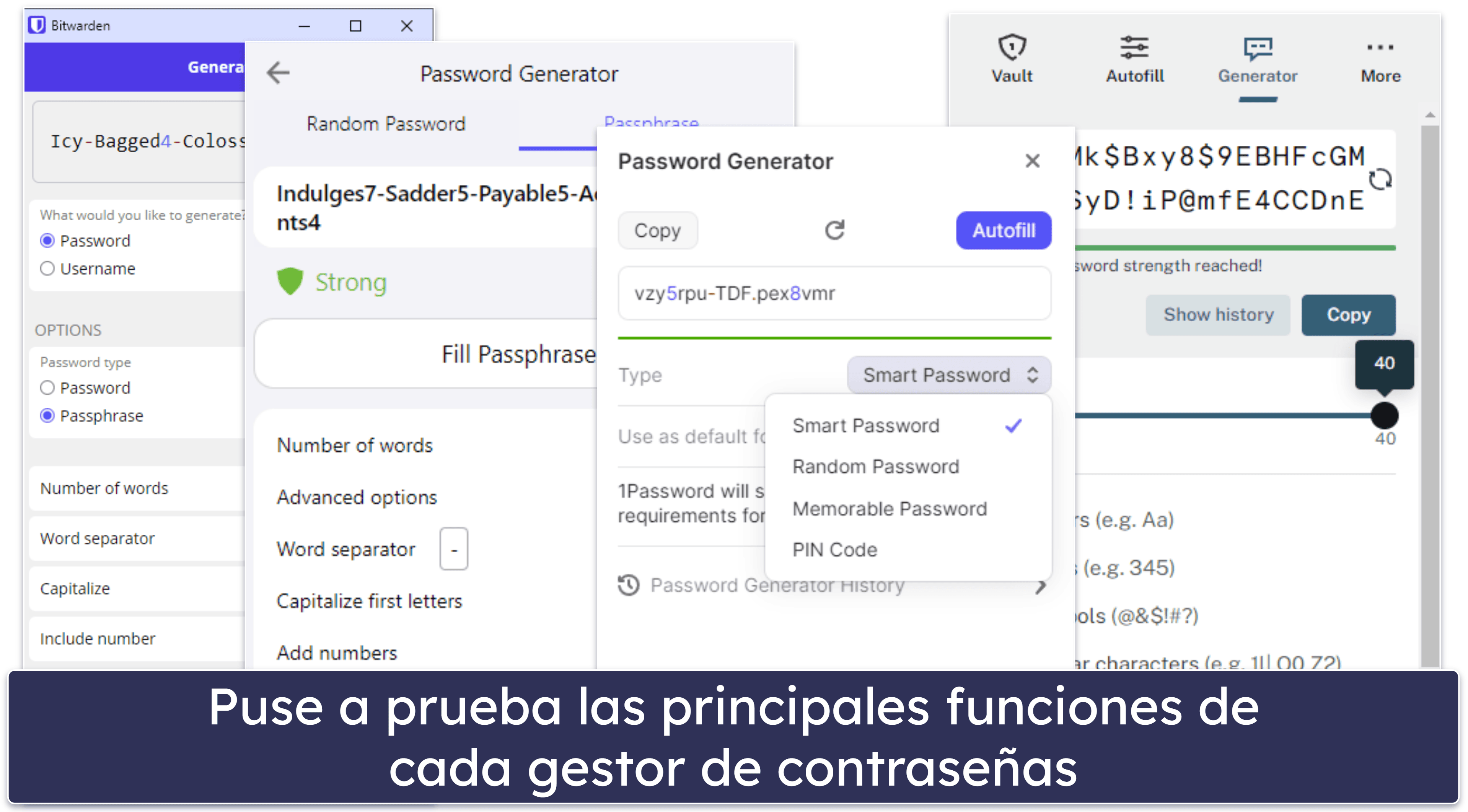 Metodología de las pruebas: criterios de comparación y clasificación