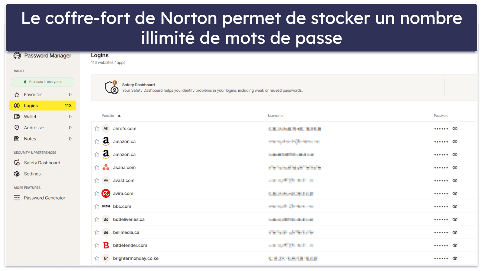 7. Norton Password Manager – Un bon gestionnaire de mots de passe avec d’excellents forfaits antivirus