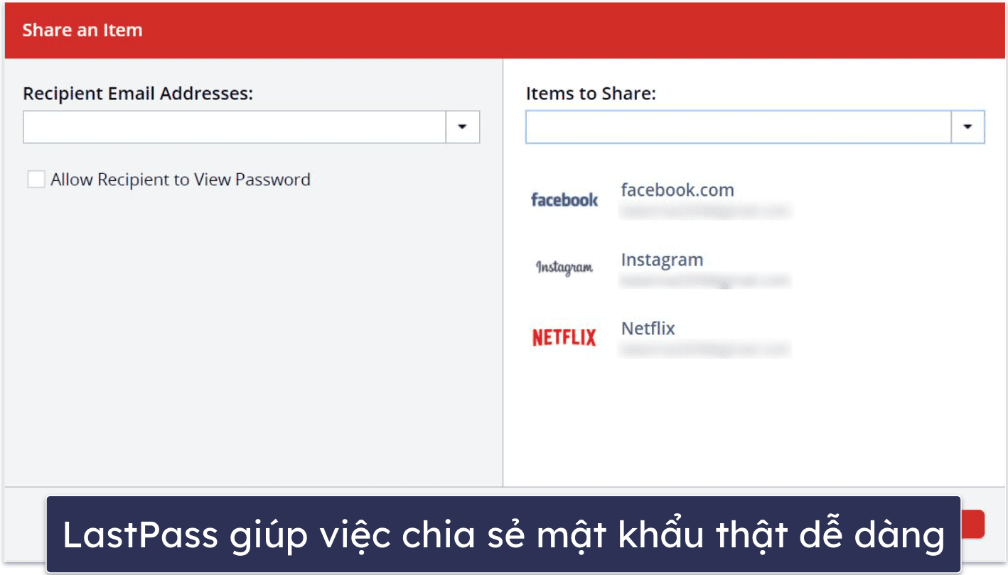 8. LastPass – Quản lý số lượng mật khẩu không giới hạn trên máy tính để bàn hoặc thiết bị di động