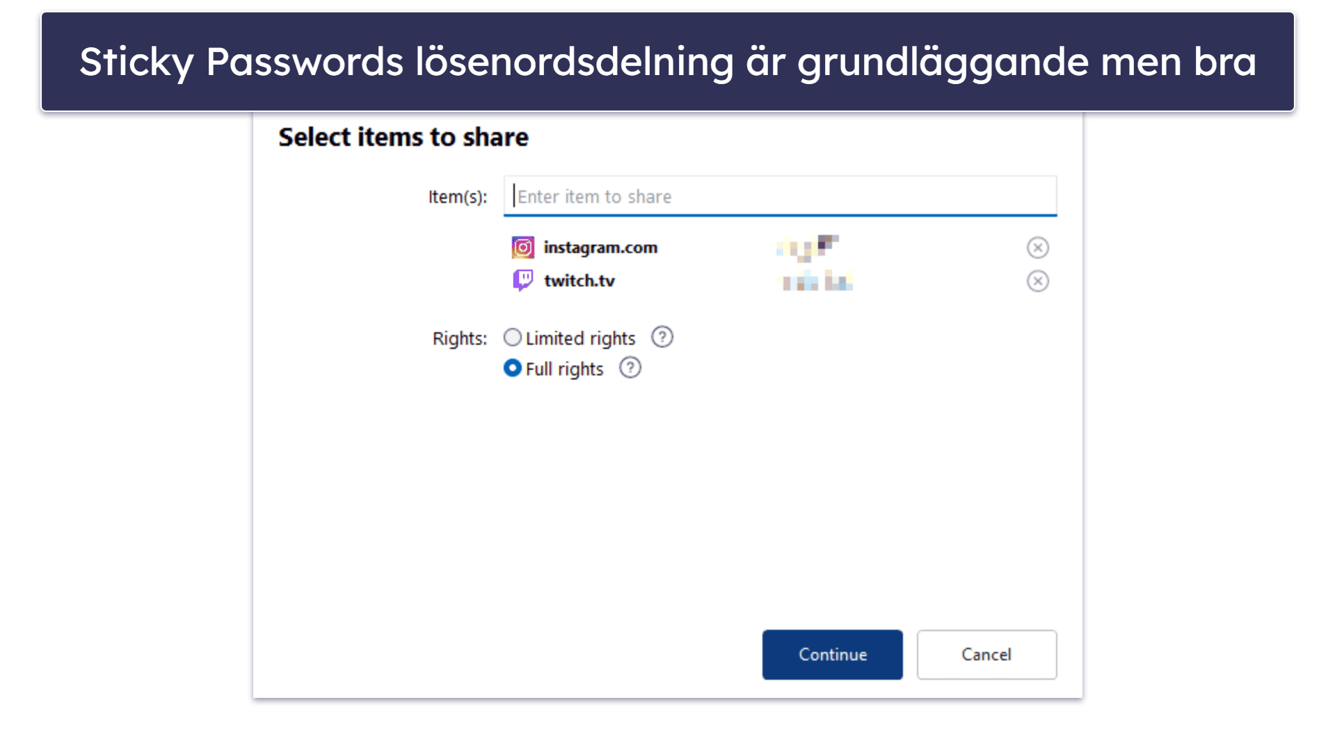 10.Sticky Password — Hög webbläsarkompatibilitet + bärbar USB-version