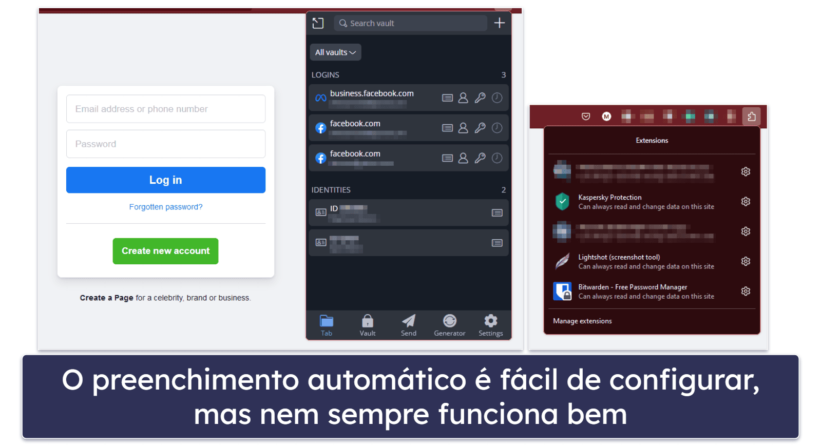 5. Bitwarden: opção open-source com armazenamento ilimitado de senhas