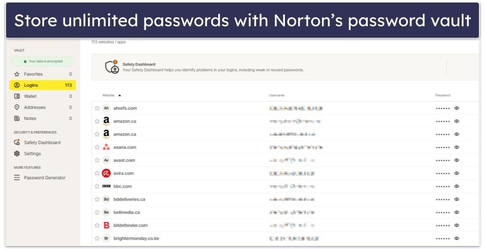 7. Norton Password Manager — A Strong Free Alternative