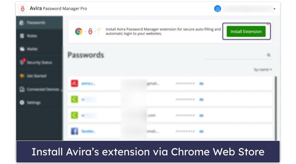 9. Avira Password Manager — More Intuitive (With Unlimited Devices on the Free Plan)