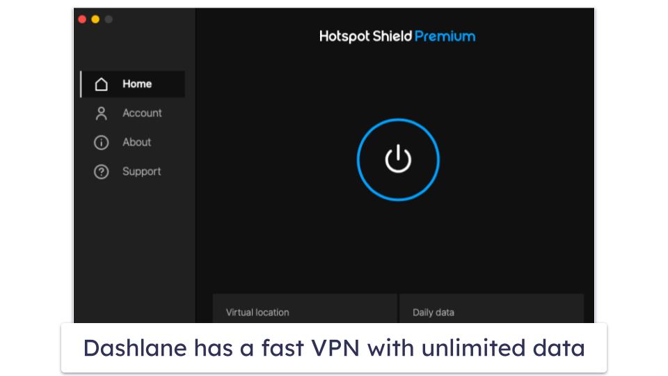 4. Dashlane — Better Security Features (+ VPN)