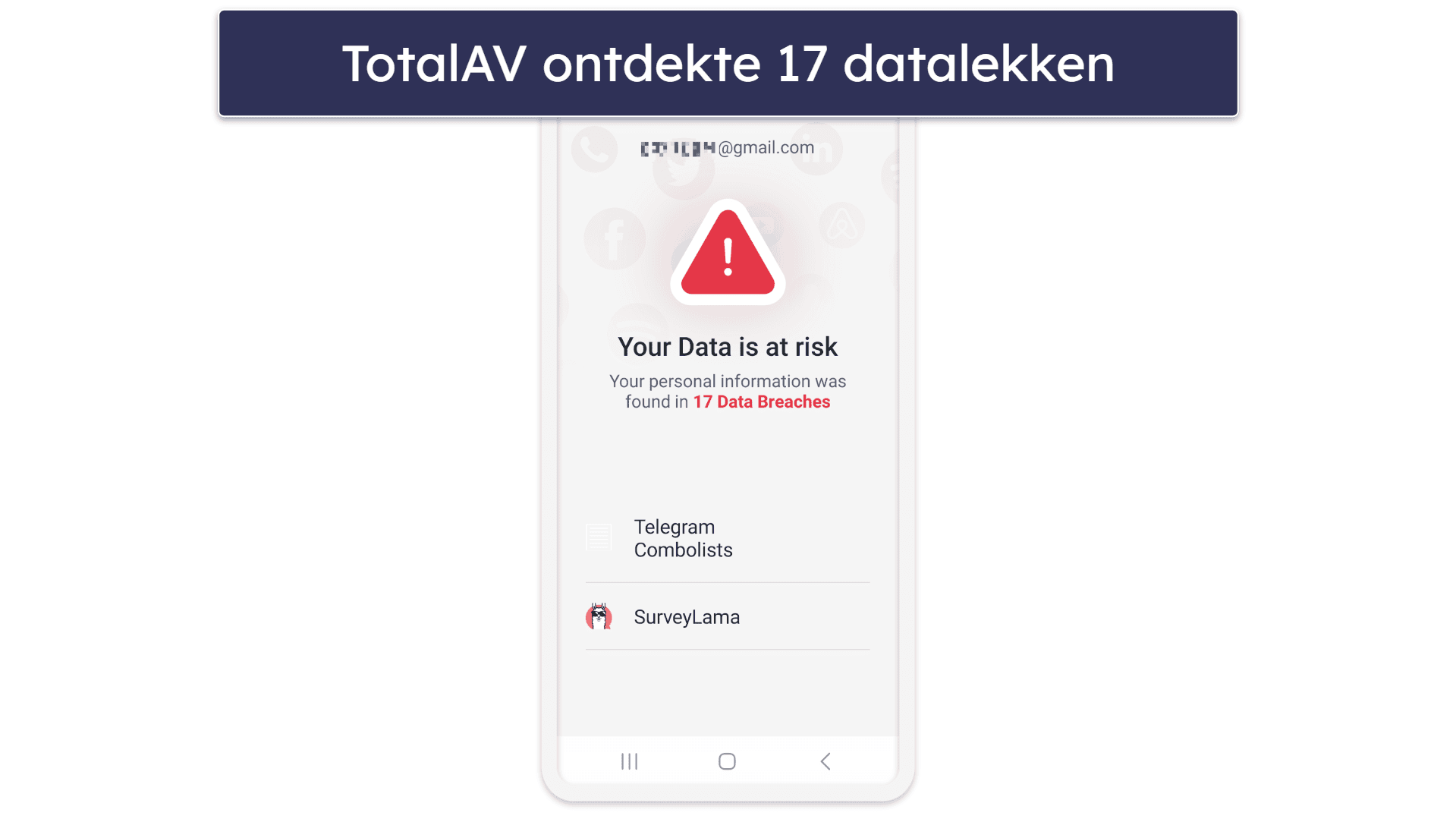 🥈2. TotalAV — Gebruiksvriendelijk en goede scanfunctie voor datalekken