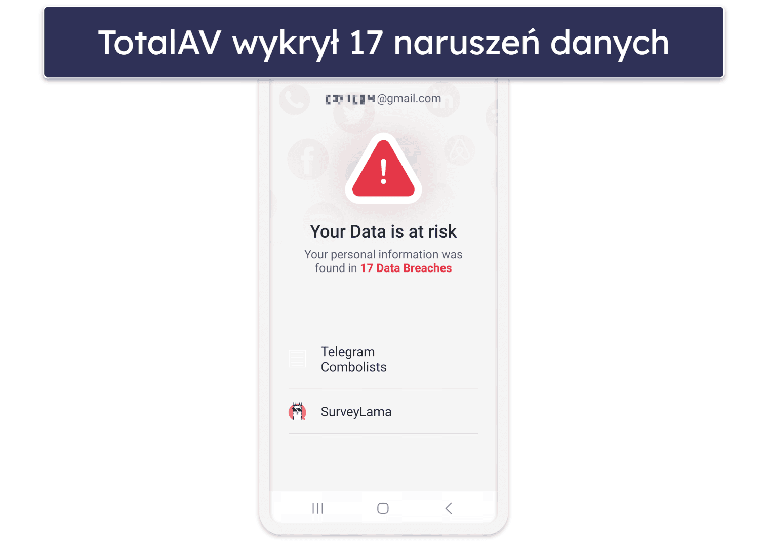 🥈2. TotalAV — łatwe w obsłudze i dobre narzędzie do skanowania naruszeń danych