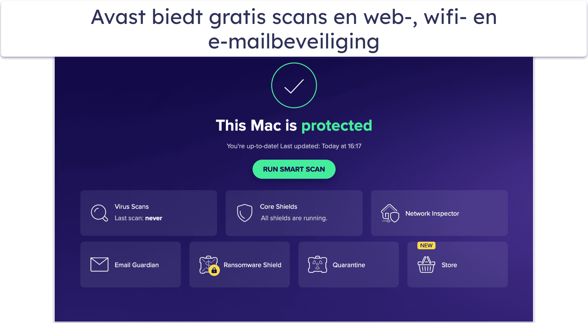 6. Avast Free Antivirus voor Mac — Basis realtime-, web- en e-mailbeveiliging