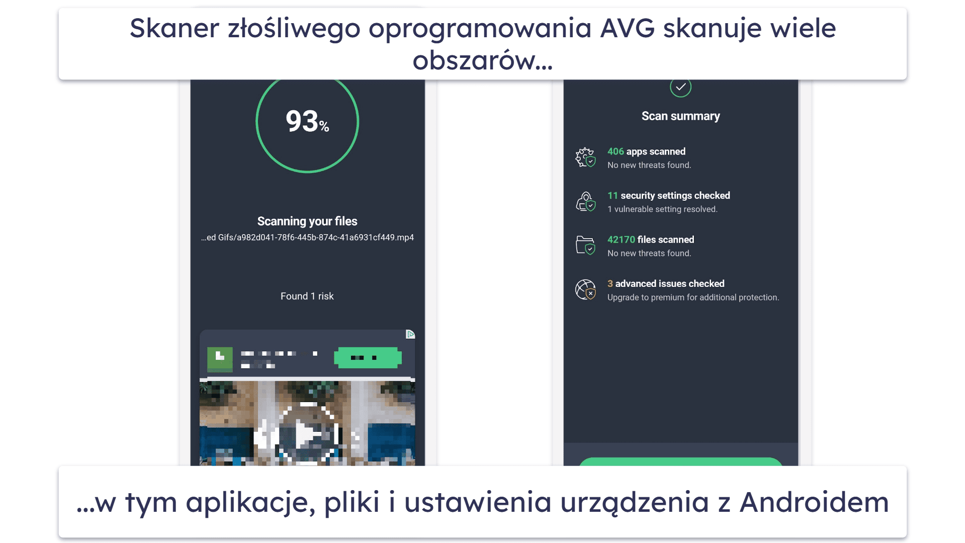 8. AVG — proste zabezpieczenia i intuicyjna aplikacja